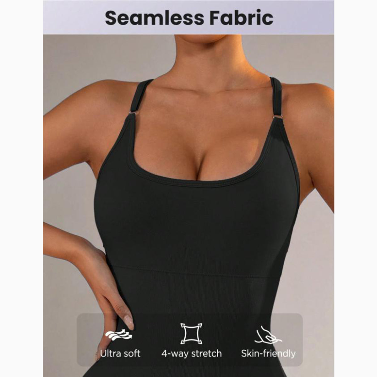 Women's Fitness Yoga Jumpsuit Backless Sportswear Elastic Workout Romper