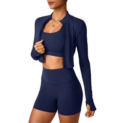 Women's Sports Set 3-piece Stylish Activewear Set for Women