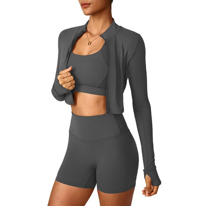 Women's Sports Set 3-piece Stylish Activewear Set for Women