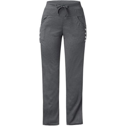 Women's Loose Fit Straight Sweatpants Slouchy Cotton Hiking Baggy Bottoms
